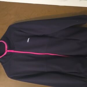 Lands' End Chocolate Fleece Outerwear